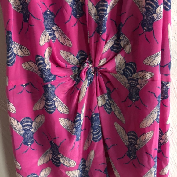 Anthropologie✨ ‘Liefnotes’ Silk Bee Print Tank Top - Picture 7 of 9